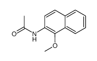 N-(1-methoxy-[2]naphthyl)-acetamide Structure