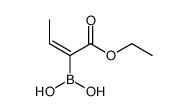 [(Z)-1-ethoxy-1-oxobut-2-en-2-yl]boronic acid Structure