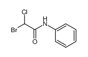 2-bromo-2-chloro-N-phenylacetamide结构式