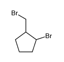 1-bromo-2-bromomethyl-cyclopentane Structure