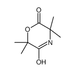 3,3,6,6-tetramethylmorpholine-2,5-dione结构式
