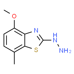 4-METHOXY-7-METHYL-2(3H)-BENZOTHIAZOLONE HYDRAZONE结构式
