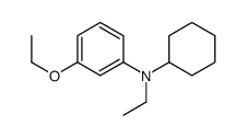 N-cyclohexyl-3-ethoxy-N-ethylaniline Structure