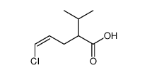 (E)-5-氯-2-异丙基-4-戊烯酸结构式