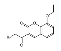 3-(2-bromoacetyl)-8-ethoxychromen-2-one Structure