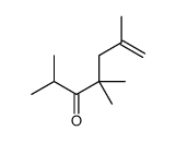 2,4,4,6-tetramethylhept-6-en-3-one Structure