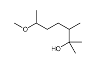 6-methoxy-2,3-dimethylheptan-2-ol Structure