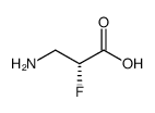 (R)-(+)-α-fluoro-β-alanine结构式