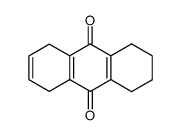 1,2,3,4,5,8-hexahydro-anthraquinone Structure