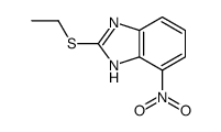 2-ethylsulfanyl-4-nitro-1H-benzimidazole结构式