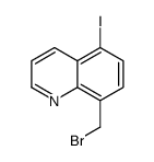 8-(bromomethyl)-5-iodoquinoline Structure