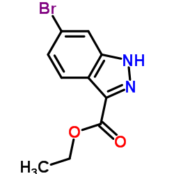 Ethyl 6-bromo-1H-indazole-3-carboxylate structure