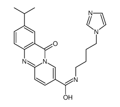 N-(4-1H-imidazol-1-yl)butyl-2-(1-methylethyl)-11-oxo-11H-pyrido(2,1b)quinazoline-8-carboxamide picture