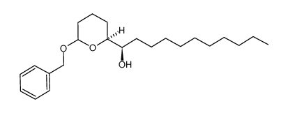 (R)-1-[(S)-6-benzyloxy-tetrahydro-2H-pyran-2-yl]undecan-1-ol Structure