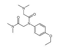 2-(dimethylamino)-N-[2-(dimethylamino)-2-oxoethyl]-N-(4-ethoxyphenyl)acetamide结构式