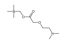 trimethylsilylmethyl 2-[2-(dimethylamino)ethoxy]acetate Structure