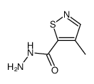5-Isothiazolecarboxylic acid,4-methyl-,hydrazide结构式
