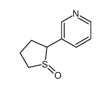 2-pyridin-3-ylthiolane 1-oxide Structure
