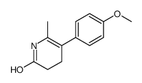 5-(4-methoxyphenyl)-6-methyl-3,4-dihydro-1H-pyridin-2-one Structure