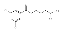 6-(3,5-dichlorophenyl)-6-oxohexanoic acid结构式