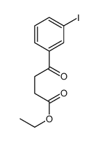 ETHYL 4-(3-IODOPHENYL)-4-OXOBUTYRATE结构式