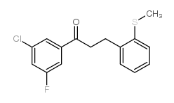 3'-CHLORO-5'-FLUORO-3-(2-THIOMETHYLPHENYL)PROPIOPHENONE picture