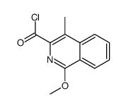 1-methoxy-4-methylisoquinoline-3-carbonyl chloride Structure