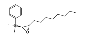 trans-dimethyl(3-octyloxiran-2-yl)(phenyl)silane Structure