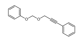 3-(phenoxymethoxy)prop-1-ynylbenzene Structure