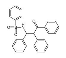 N-(3-oxo-1,2,3-triphenylpropyl)benzenesulfonamide结构式