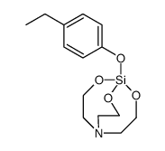 2,8,9-Trioxa-5-aza-1-silabicyclo[3.3.3]undecane, 1-(4-ethylphenoxy) Structure