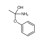 1-amino-1-phenoxyethanol结构式