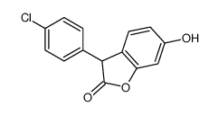 3-(4-chlorophenyl)-6-hydroxy-3H-1-benzofuran-2-one Structure