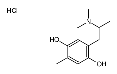 2-[2-(dimethylamino)propyl]-5-methylbenzene-1,4-diol,hydrochloride结构式