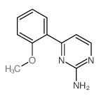 4-(2-Methoxyphenyl)pyrimidin-2-amine Structure