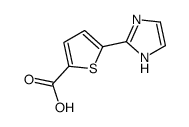 5-(1H-imidazol-2-yl)thiophene-2-carboxylic acid Structure