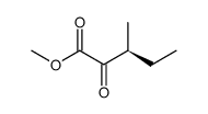 (3S)-(+)-3-methyl-2-oxo-pentanoic acid methyl ester Structure