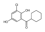 (3-chloro-2,5-dihydroxyphenyl)-cyclohexylmethanone结构式