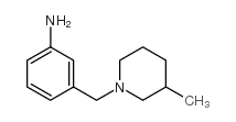 3-[(3-methylpiperidin-1-yl)methyl]aniline Structure