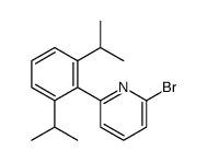 2-bromo-6-[2,6-di(propan-2-yl)phenyl]pyridine结构式