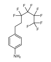 4-(3,3,4,4,5,5,6,6,6-nonafluorohexyl)aniline结构式