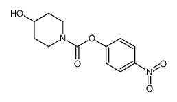 (4-nitrophenyl) 4-hydroxypiperidine-1-carboxylate Structure