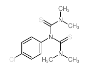 Thioimidodicarbonicdiamide ([(H2N)C(S)]2NH), 2-(4-chlorophenyl)-N,N,N',N'-tetramethyl-结构式