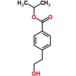 Isopropyl 4-(2-hydroxyethyl)benzoate结构式
