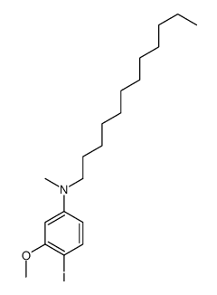 N-dodecyl-4-iodo-3-methoxy-N-methylaniline结构式
