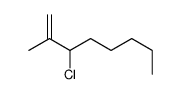 3-chloro-2-methyloct-1-ene Structure