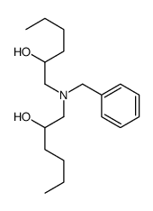 1-[benzyl(2-hydroxyhexyl)amino]hexan-2-ol结构式