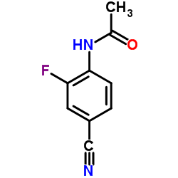 N-(4-cyano-2-fluorophenyl)acetamide Structure