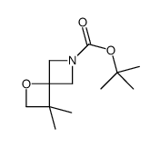 tert-butyl 3,3-dimethyl-1-oxa-6-azaspiro[3.3]heptane-6-carboxylate Structure