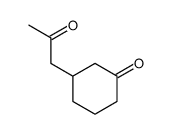 3-(2-oxopropyl)cyclohexan-1-one Structure